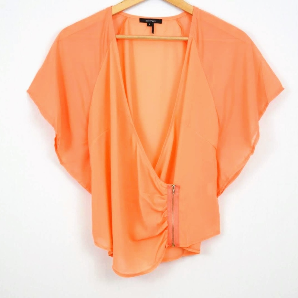 3 for $10 sale NWT Roly Poly Wrap Blouse  Top